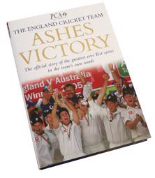 Ashes Victory Hardback Book 